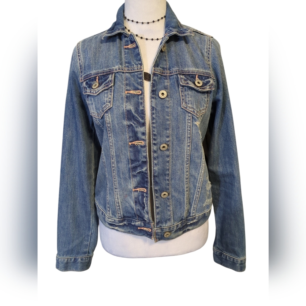Abercrombie jeans DENIM jacket kids Xl ( 16)